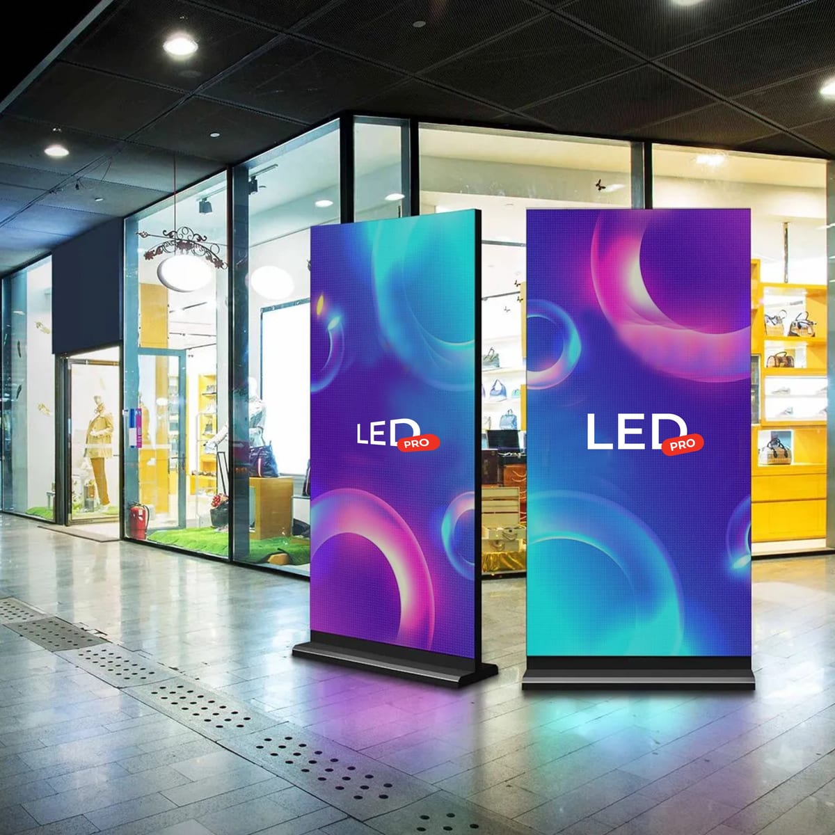 LED-экраны в торговом центре — цифровая реклама